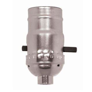 Buy nickel Satco Parts On-Off Push Thru Socket