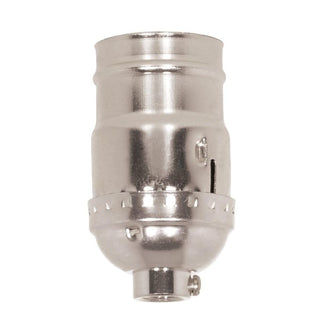 Buy nickel Satco Fixture Accents/Parts Aluminum 3-Way (2 Circuit) Keyless Socket Accents