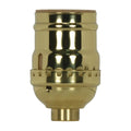 Satco Fixture Accents/Parts Brass Short Keyless Socket Accents