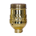 Satco Fixture Accents/Parts Brass Short Keyless Socket Accents