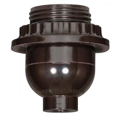 Satco Satco Fixture Accents/Parts Short Keyless With Full Uno Thread And Ring