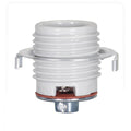Satco Fixture Accents/Parts Porcelain Keyless Threaded Porcelain Socket With Cap And Ring Accents