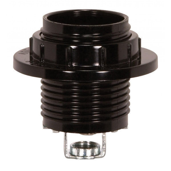 Satco Fixture Accents/Parts  Threaded Socket With Ring Accents