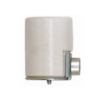 Satco Fixture Accents/Parts Porcelain Porcelain Socket With Side Outlet And Bushing Accents