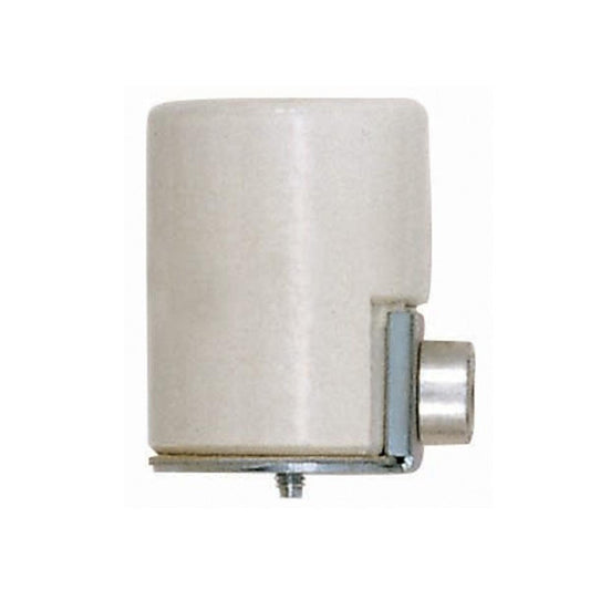 Satco Satco Fixture Accents/Parts Porcelain Socket With Side Outlet And Bushing