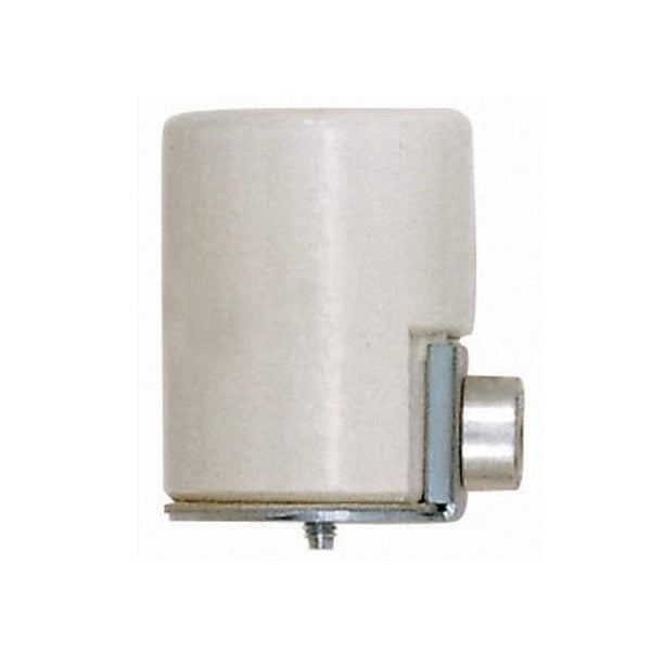 Satco Fixture Accents/Parts Porcelain Porcelain Socket With Side Outlet And Bushing Accents