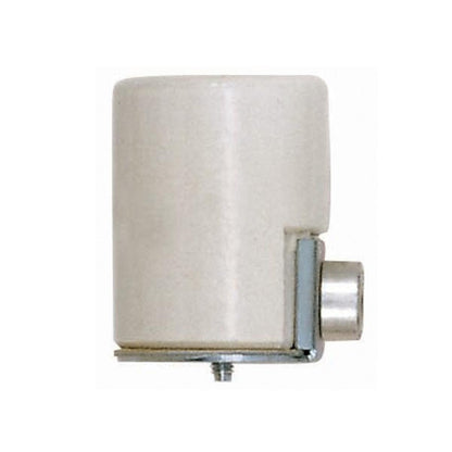 Satco Satco Fixture Accents/Parts Porcelain Socket With Side Outlet And Bushing