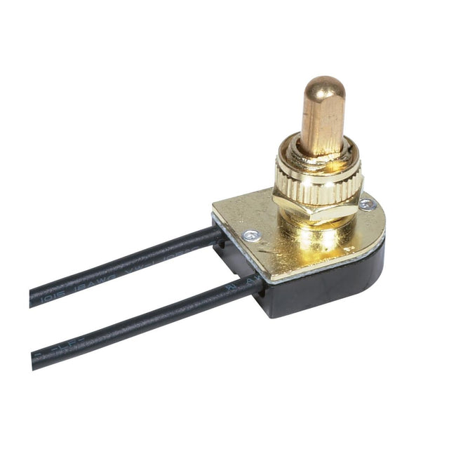 Satco Switches On-Off Metal Push Switch