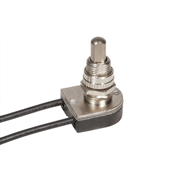 Satco Switches On-Off Metal Push Switch