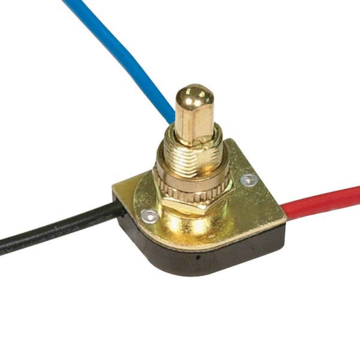 Satco Satco Switches 3-Way Metal Push Switch
