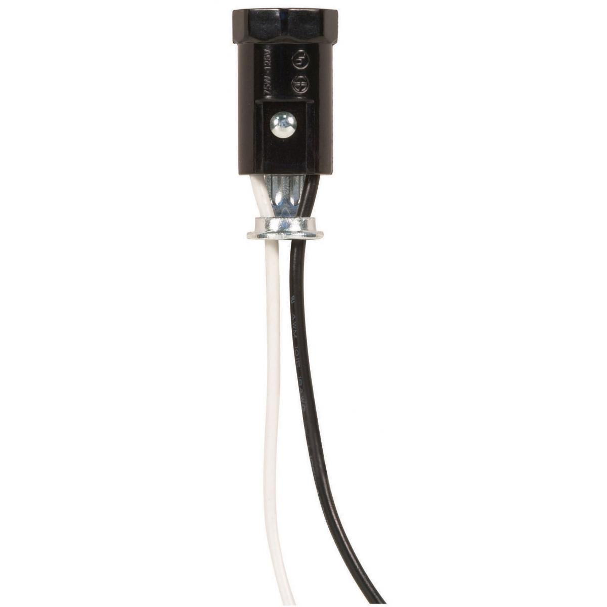 Satco Satco Fixture Accents/Parts Phenolic Candelabra Sockets With Lea ...