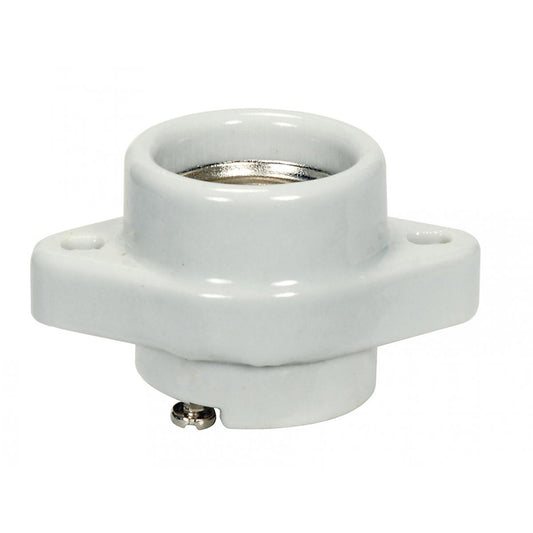 Satco Satco Fixture Accents/Parts Keyless Porcelain One Piece Sign Socket
