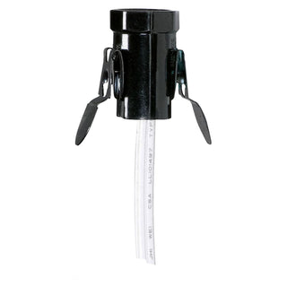 Satco Fixture Accents/Parts Phenolic Plastic Phenolic Candelabra Base Socket With Spring Clip Accents