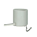 Satco Fixture Accents/Parts Porcelain Keyless Porcelain Socket W/Snap-In Clip Accents