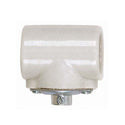 Satco Fixture Accents/Parts Porcelain Twin Porcelain Socket With Flange Bushing Cap Accents