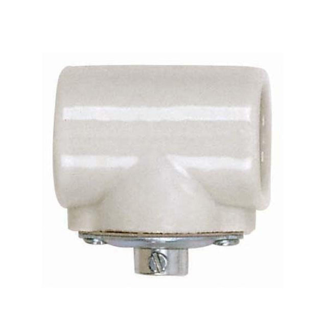 Satco Fixture Accents/Parts Porcelain Twin Porcelain Socket With Flange Bushing Cap Accents