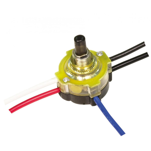 Satco Switches 3-Way Lighted Push Switch
