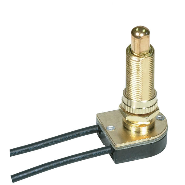 Satco Switches On-Off Metal Push Switch