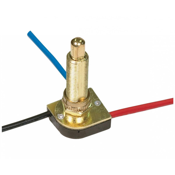 Satco Switches 3-Way Metal Push Switch