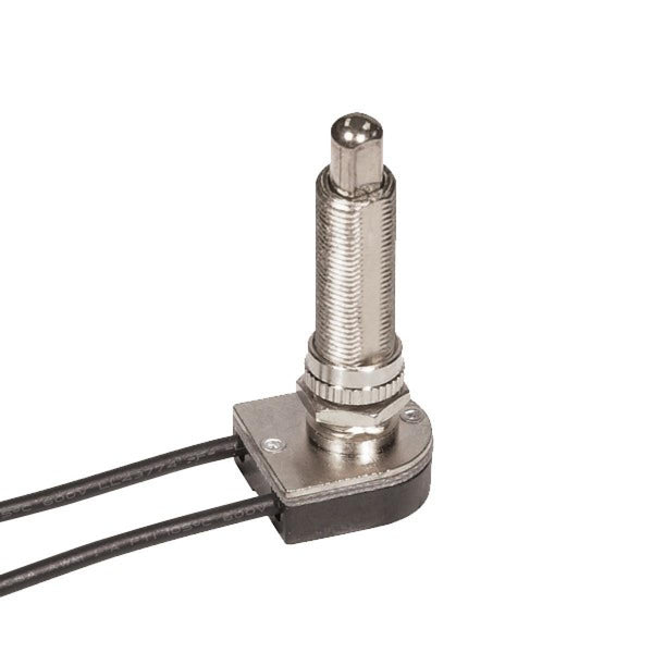 Satco Switches On-Off Metal Push Switch