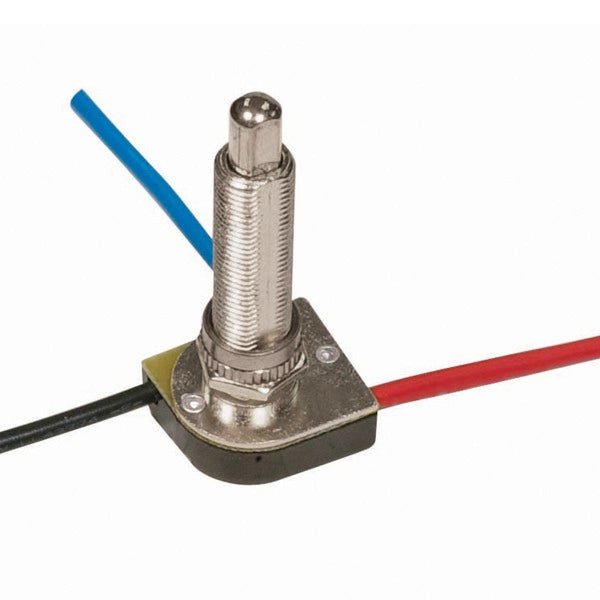 Satco Switches 3-Way Metal Push Switch