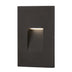 Black with Vertical Recessed Glass