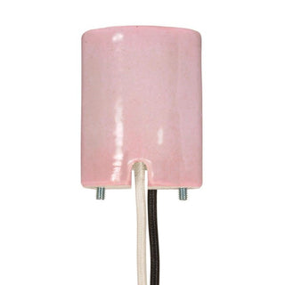 Buy pink Satco Fixture Accents/Parts Porcelain Socket Accents
