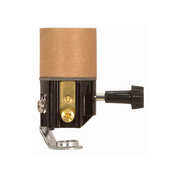 Satco Fixture Accents/Parts  Knob Socket With Paper Liner Accents