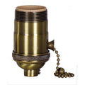 Satco Accessories Brass On-Off Pull Chain Socket Accessory