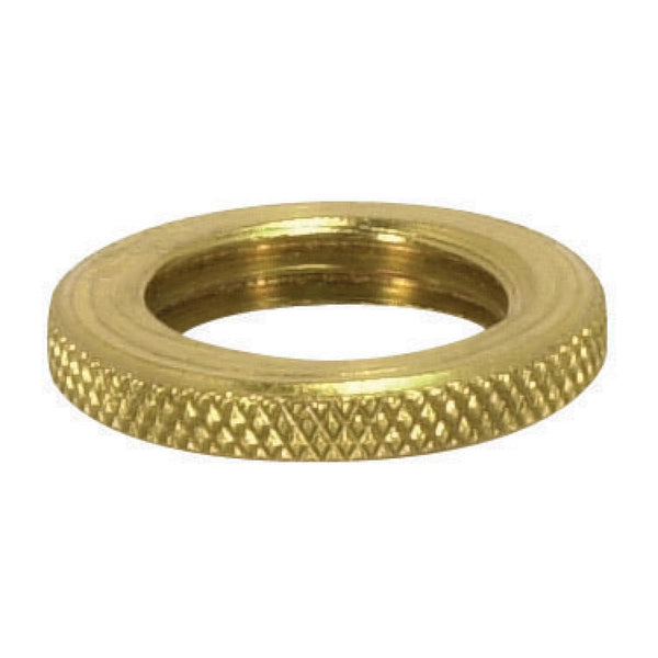 Satco Accessories Brass Knurled Locknut Accessory