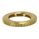 Satco Accessories Brass Knurled Locknut Accessory
