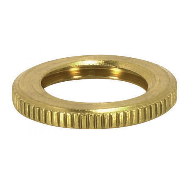 Satco Accessories Brass Knurled Locknut Accessory