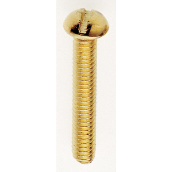 Satco Accessories Steel Round Head Slotted Machine Screw Accessory
