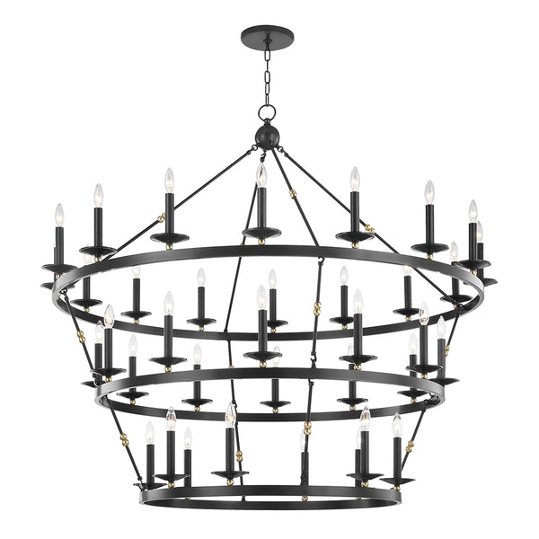 Allendale Outdoor (Damp) Chandelier by Hudson Valley