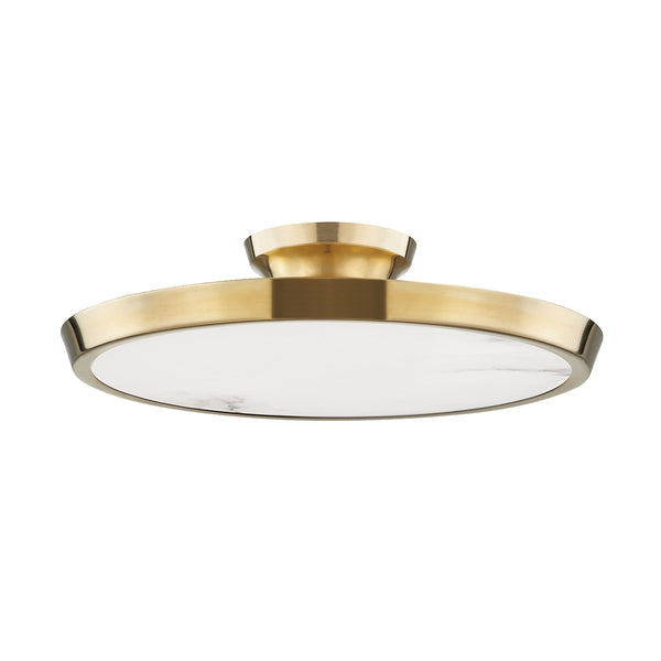Draper Outdoor (Damp) Flush Mount Ceiling Light by Hudson Valley