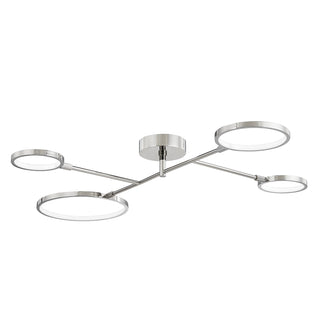 Saturn Outdoor (Damp) Semi-Flush Mount Rail Mounted Ceiling Light by Hudson Valley