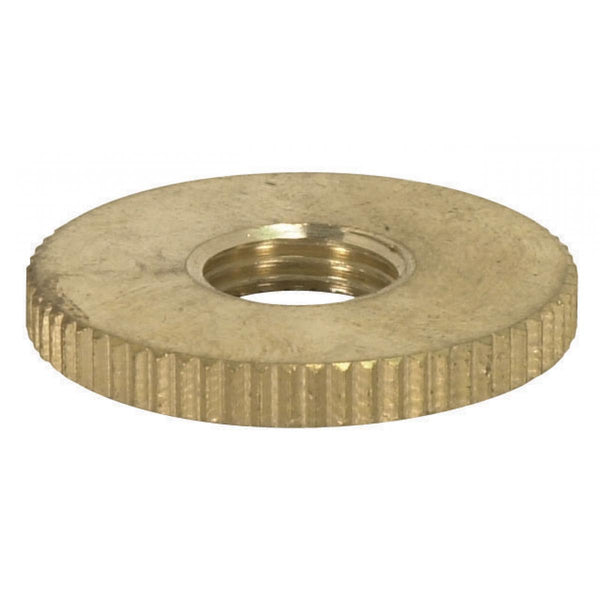 Satco Accessories Brass Knurled Locknut Accessory
