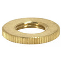Satco Accessories Brass Knurled Locknut Accessory