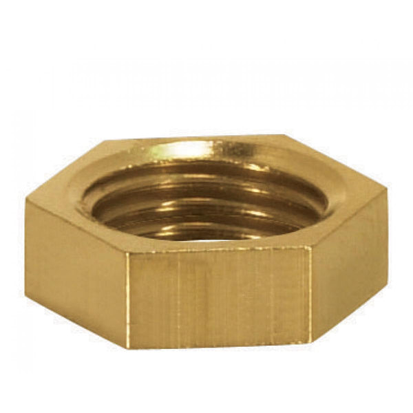 Satco Accessories Brass Hexagon Locknut Accessory
