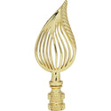 Satco Accessories Brass Finial Accessory