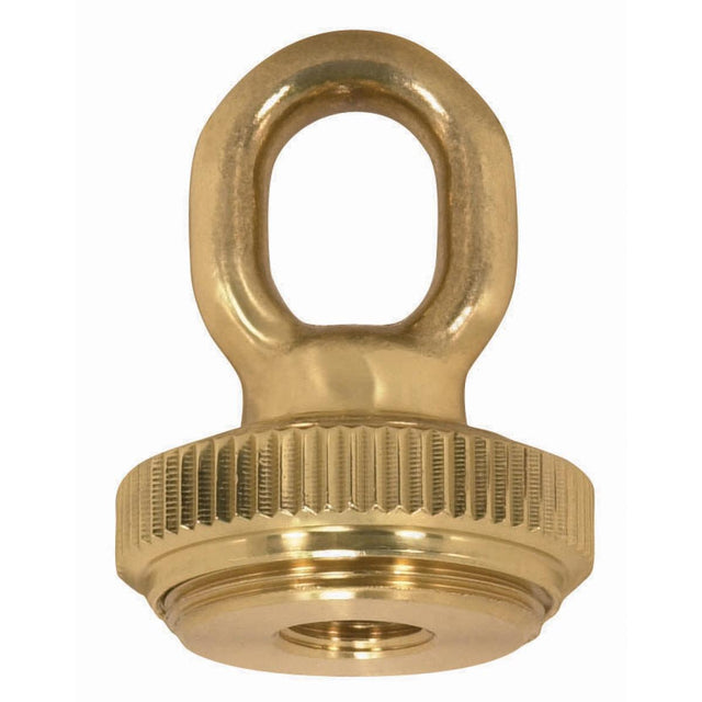 Satco Accessories Brass 1/4 Ip Matching Screw Collar Loop With Ring Accessory
