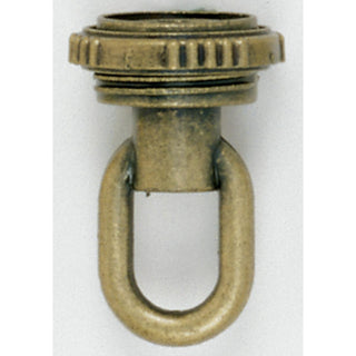 Buy antique-brass Satco Fixture Accents/Parts Steel 1/4 Ip Matching Screw Collar Loop With Ring Accents