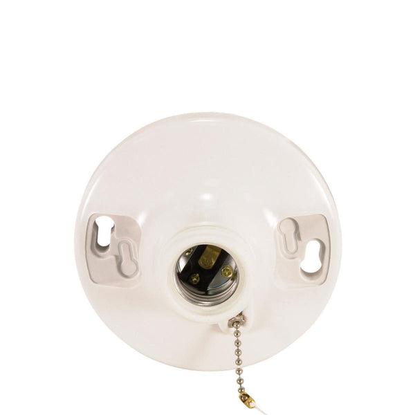 4 Terminal White Phenolic On-Off Pull Chain Ceiling | Satco – Lighting ...