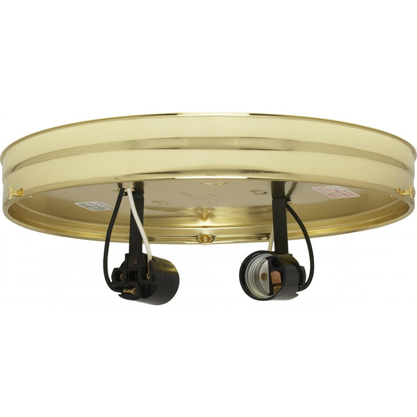 Satco Accessories  Two Light Ceiling Pan Accessory