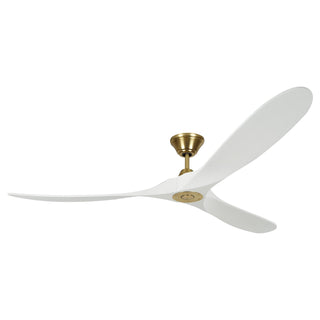 Buy burnished-brass-and-matte-white-3mavr70rzwbbs 3-Blade Maverick Ceiling Fan by Visual Comfort Fan