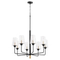 Dalia Outdoor (Damp) Chandelier by Quorum