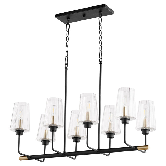 Dalia Outdoor (Damp) Chandelier by Quorum