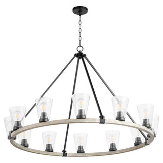 Paxton Outdoor (Damp) Chandelier by Quorum