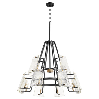 Tioga Outdoor (Damp) Chandelier by Quorum