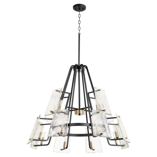 Tioga Outdoor (Damp) Chandelier by Quorum